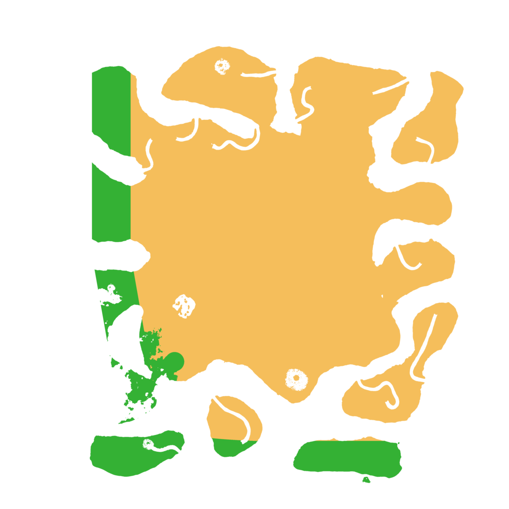 Biome Rust Map: Procedural Map, Size: 3500, Seed: 61286