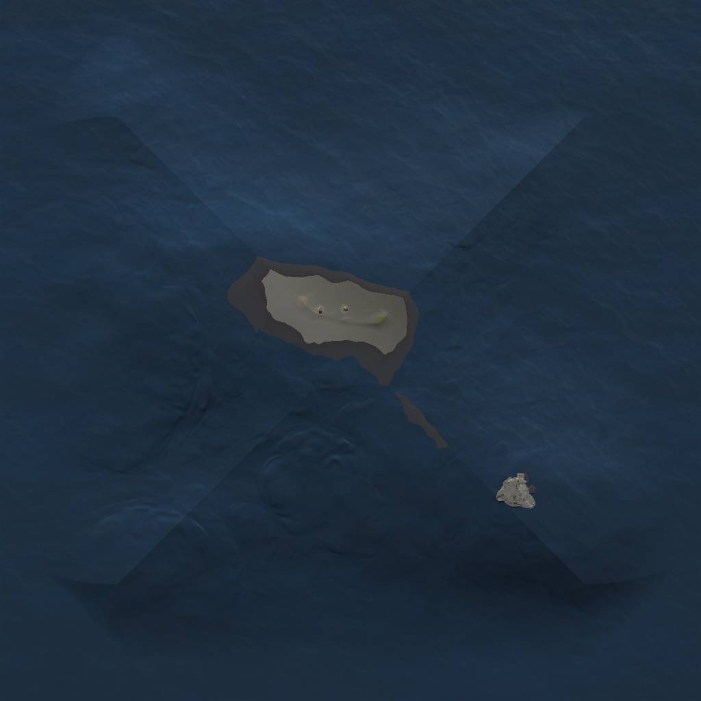 Rust Map: Procedural Map, Size: 1000, Seed: 5234534, 3 Monuments