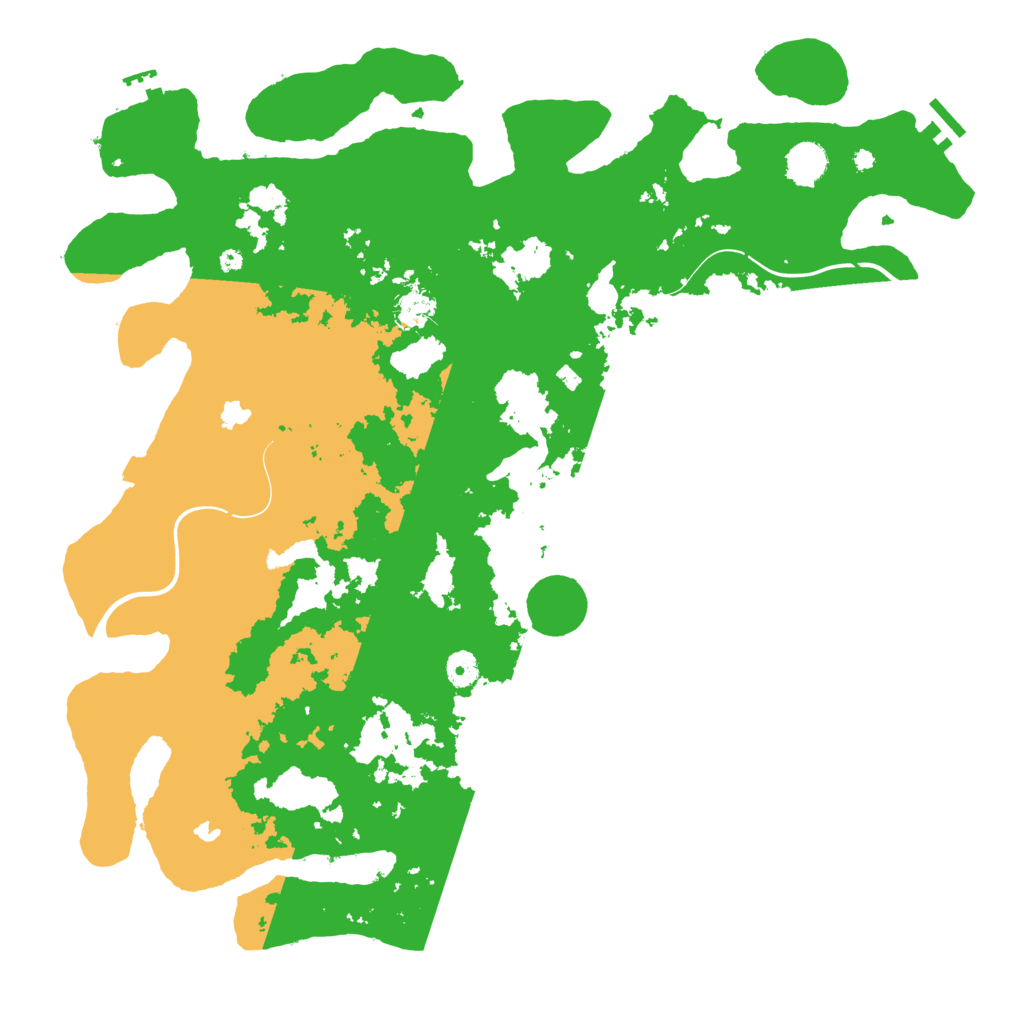 Biome Rust Map: Procedural Map, Size: 4500, Seed: 95284245