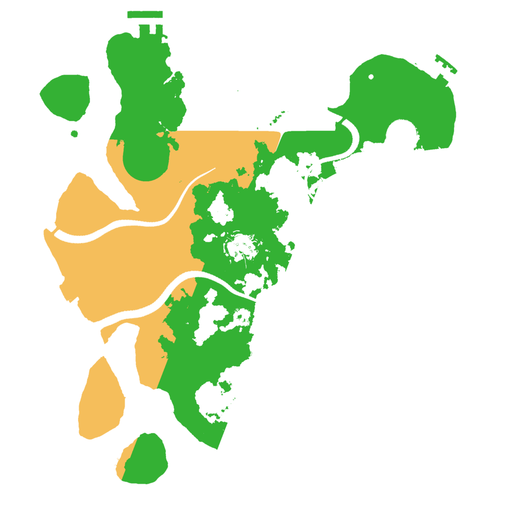 Biome Rust Map: Procedural Map, Size: 3000, Seed: 923987128
