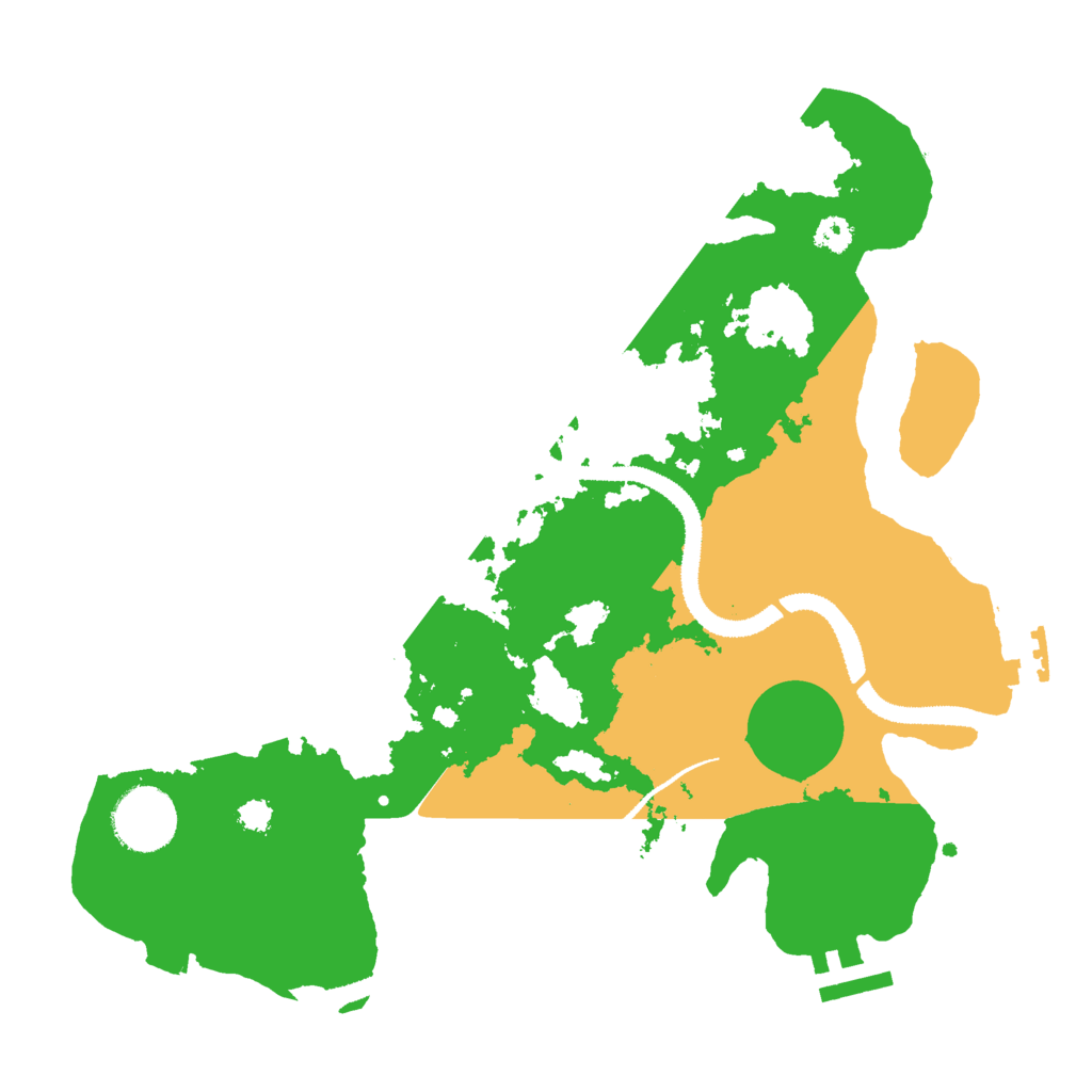 Biome Rust Map: Procedural Map, Size: 3000, Seed: 8960