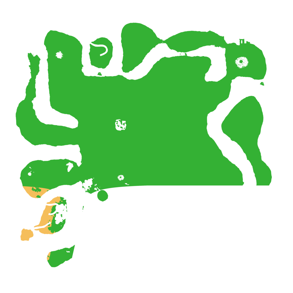 Biome Rust Map: Procedural Map, Size: 3700, Seed: 641009595