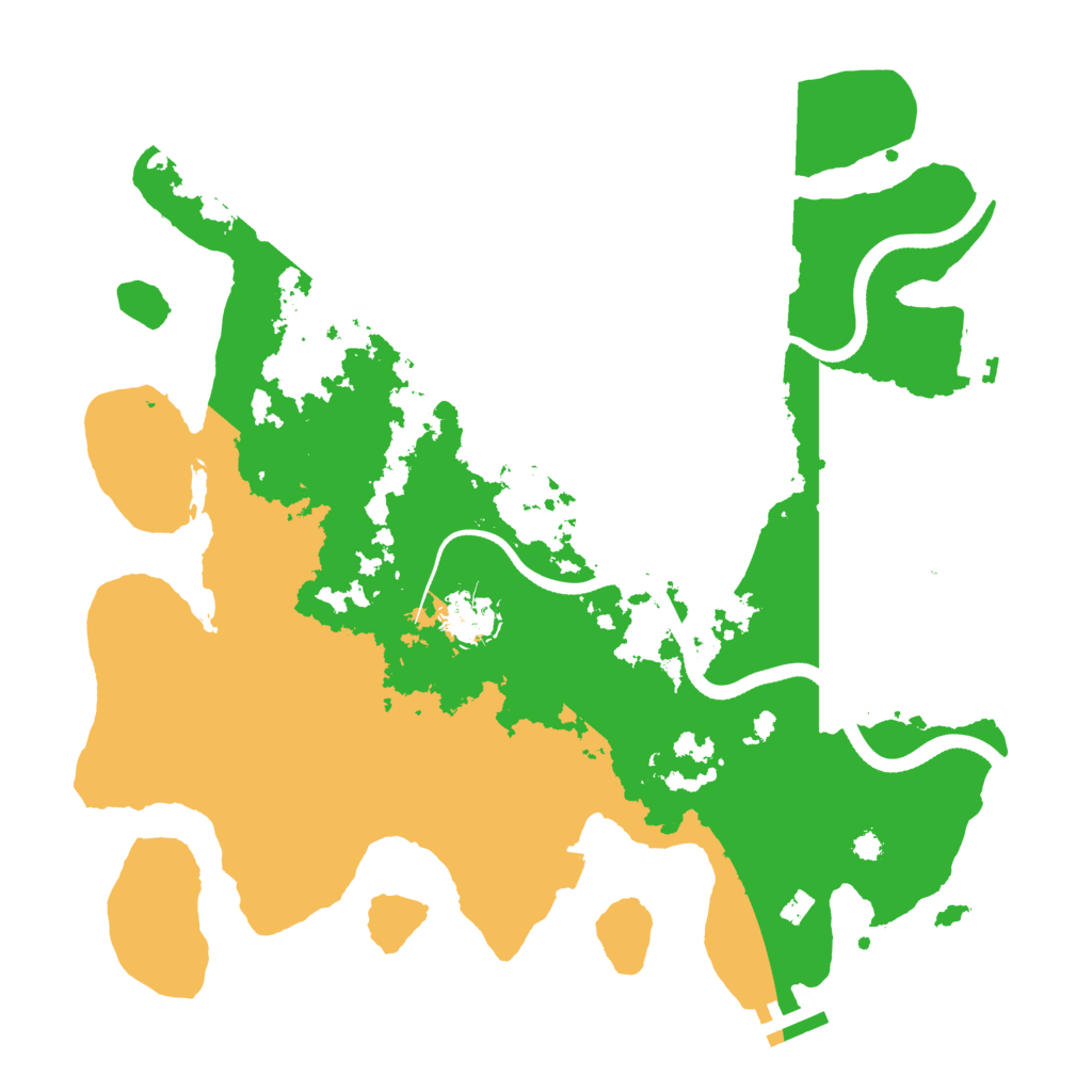 Biome Rust Map: Procedural Map, Size: 3500, Seed: 435481259