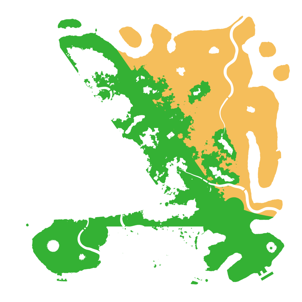 Biome Rust Map: Procedural Map, Size: 4500, Seed: 754569