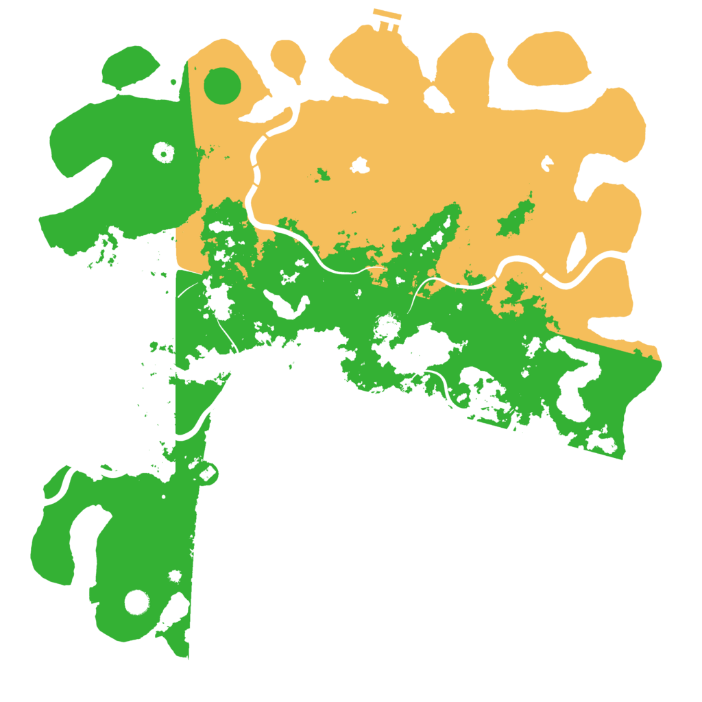 Biome Rust Map: Procedural Map, Size: 5000, Seed: 115424374