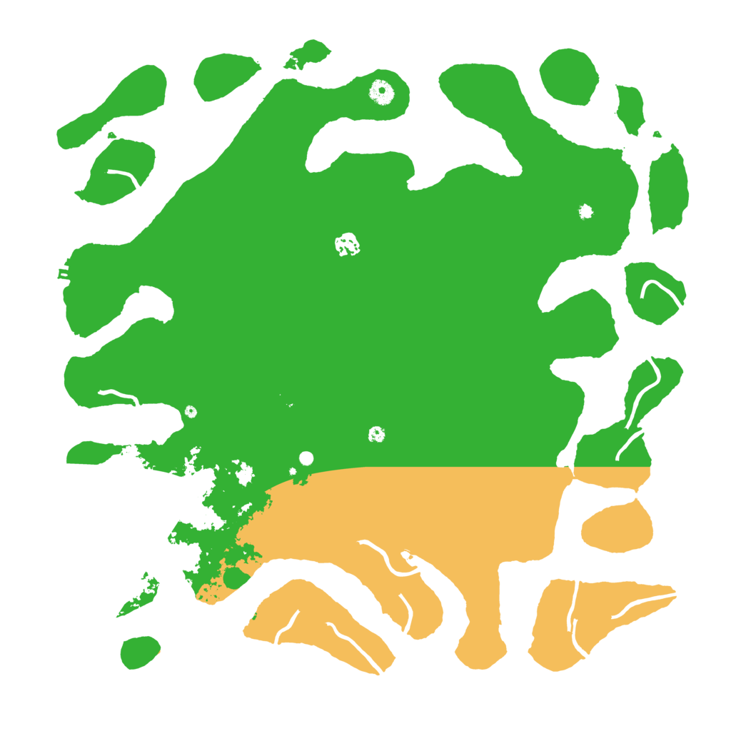 Biome Rust Map: Procedural Map, Size: 4500, Seed: 509520