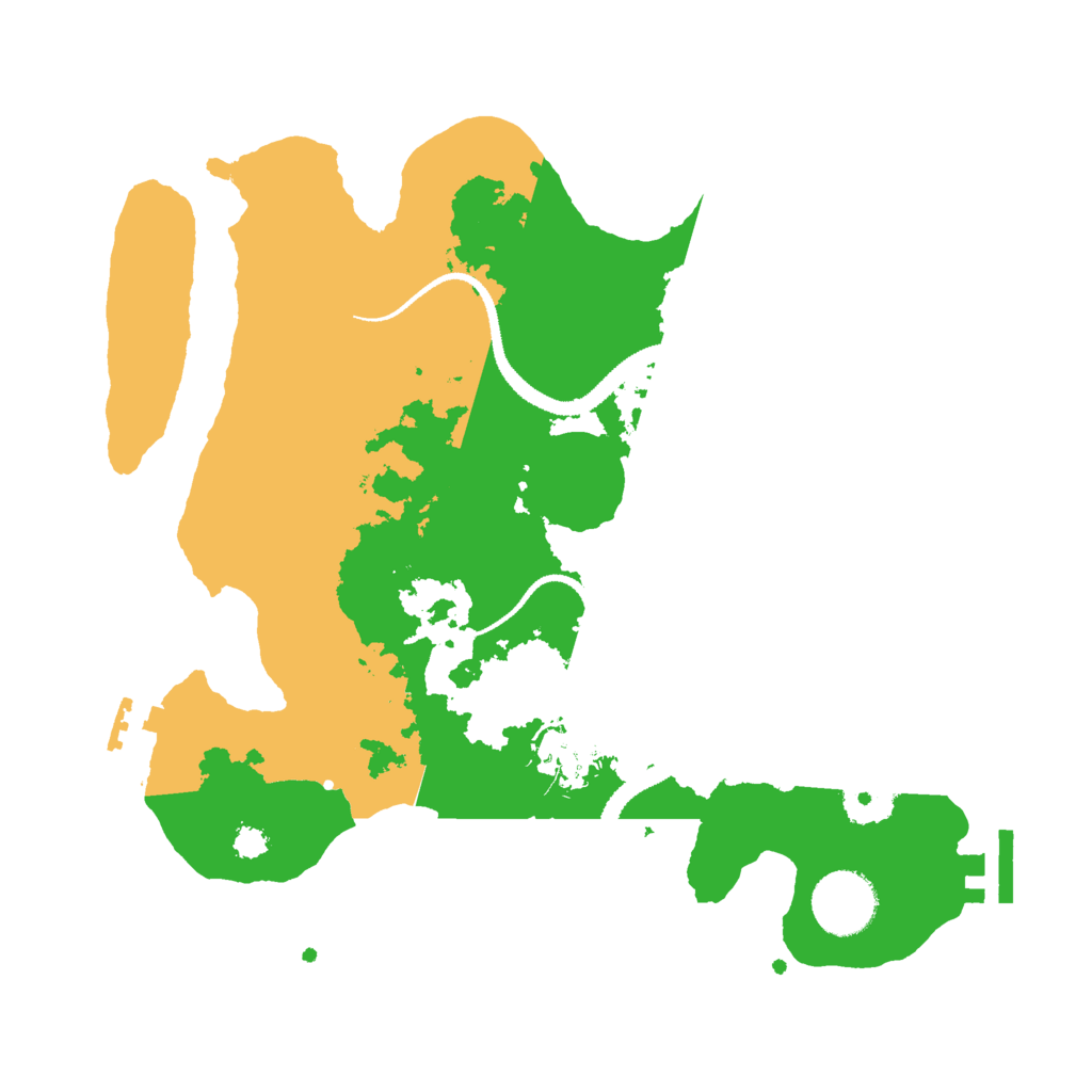 Biome Rust Map: Procedural Map, Size: 3000, Seed: 1405246823