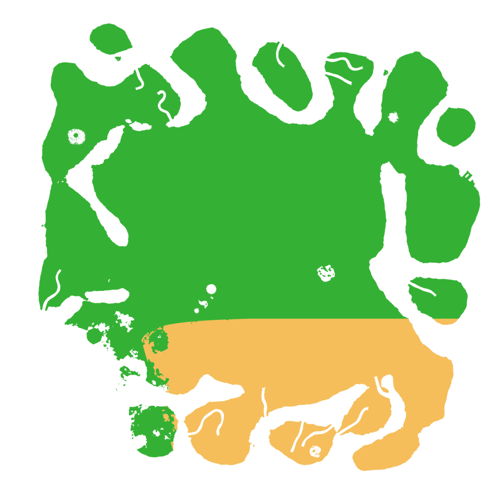 Biome Rust Map: Procedural Map, Size: 4500, Seed: 366502