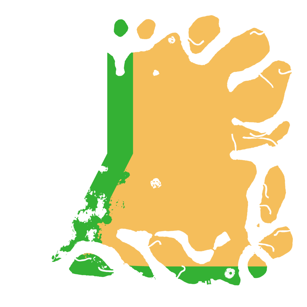 Biome Rust Map: Procedural Map, Size: 4500, Seed: 439254