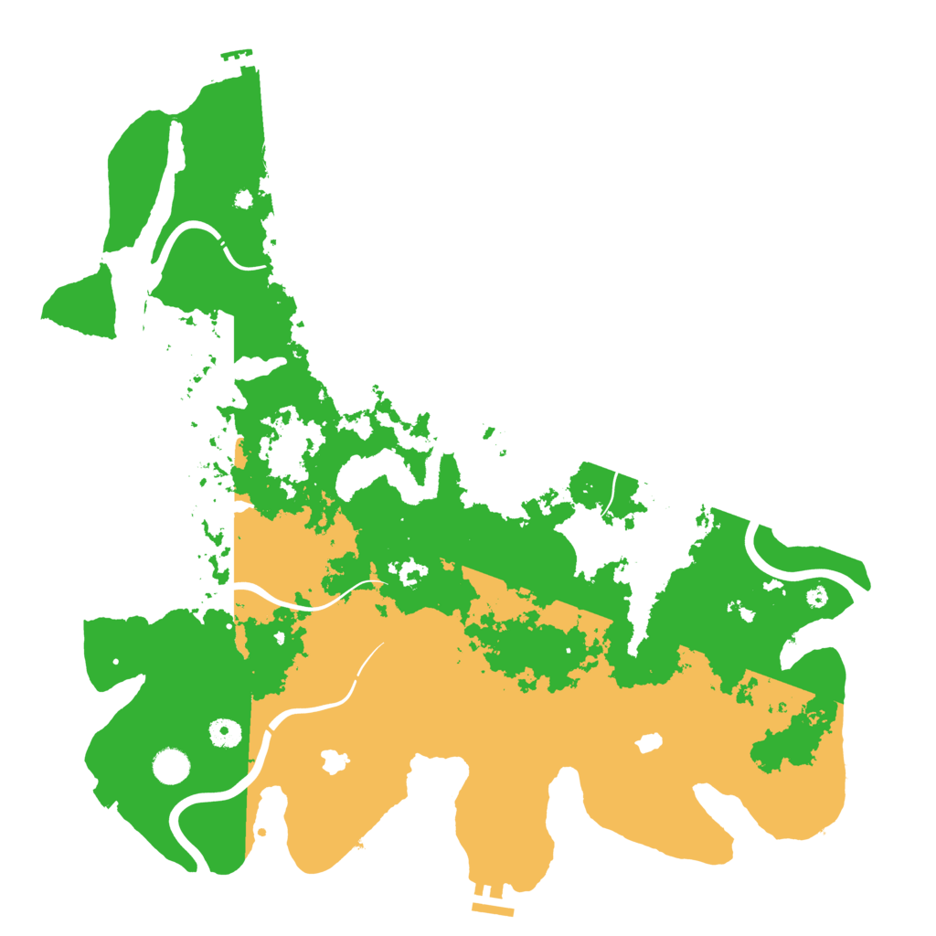 Biome Rust Map: Procedural Map, Size: 4500, Seed: 502606