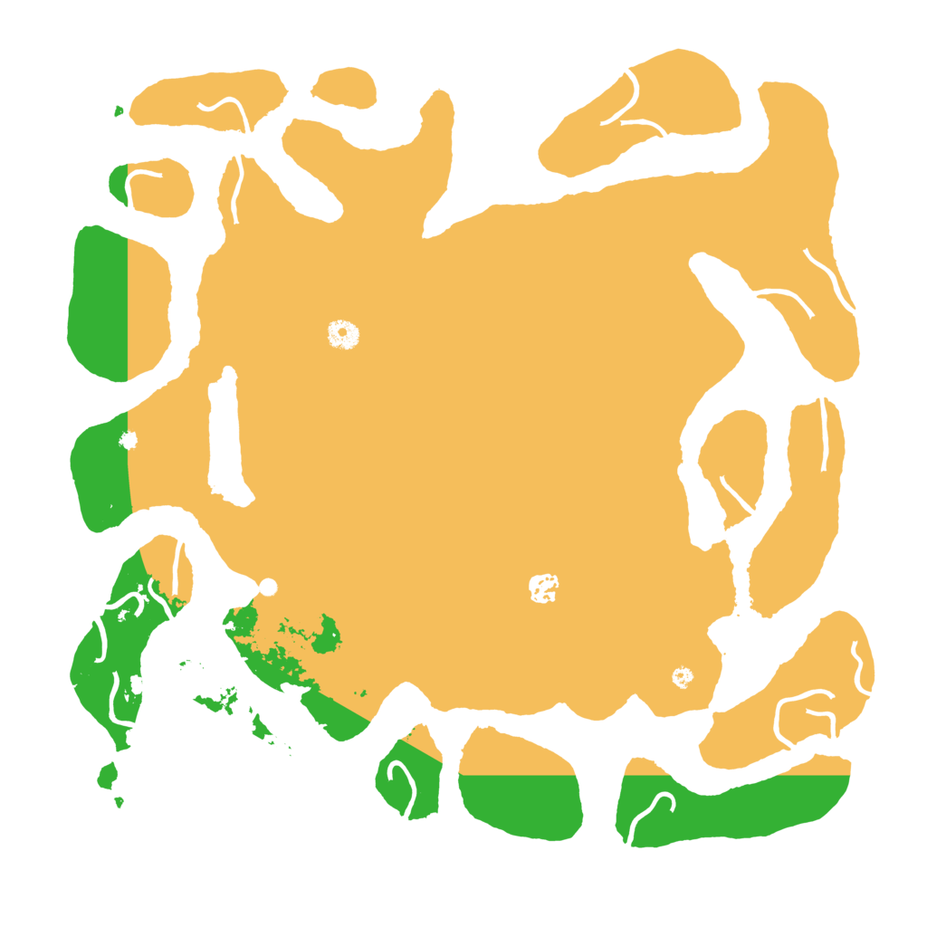 Biome Rust Map: Procedural Map, Size: 4500, Seed: 141499