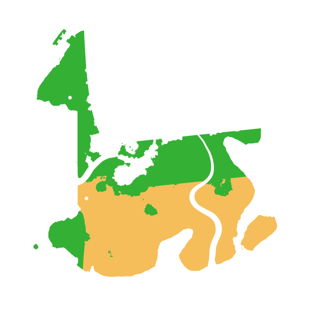 Biome Rust Map: Procedural Map, Size: 2500, Seed: 1253049620