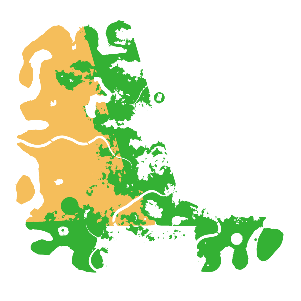 Biome Rust Map: Procedural Map, Size: 4500, Seed: 851786