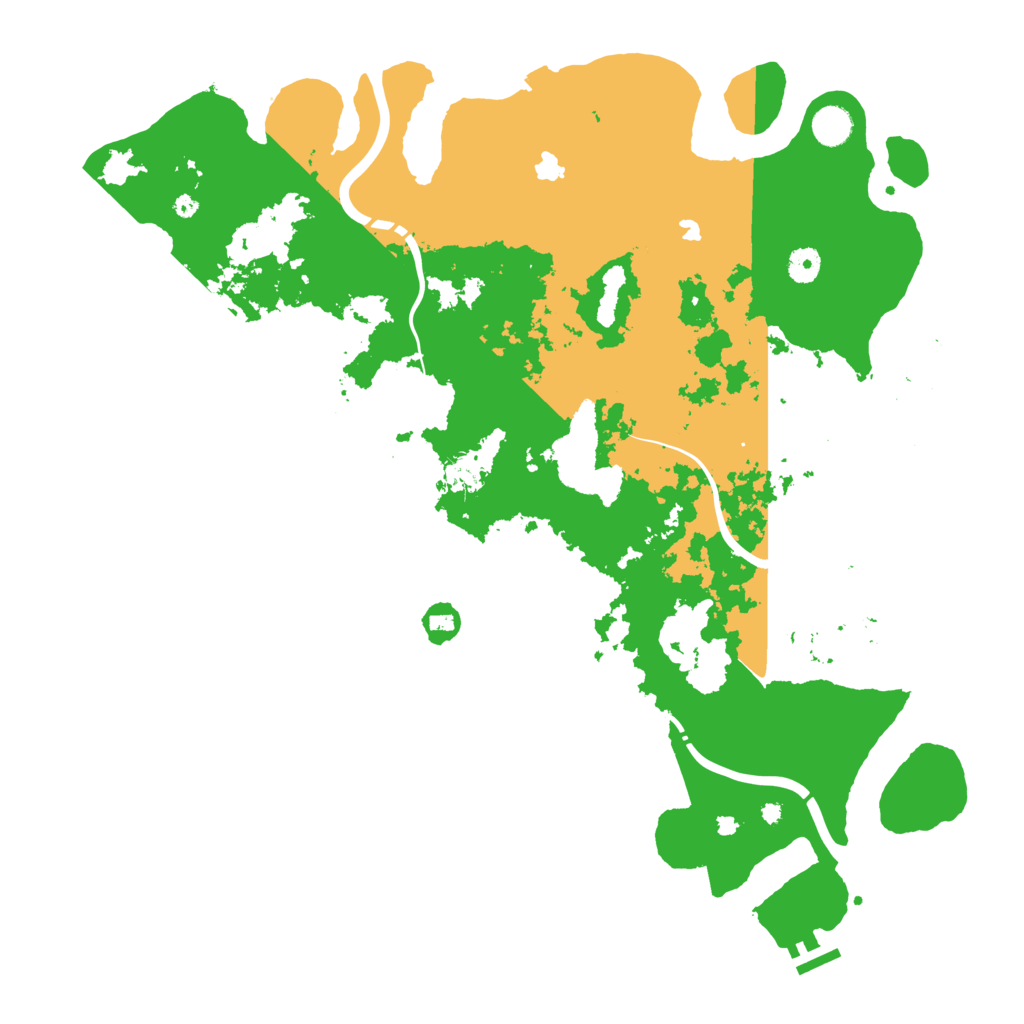 Biome Rust Map: Procedural Map, Size: 4500, Seed: 857387