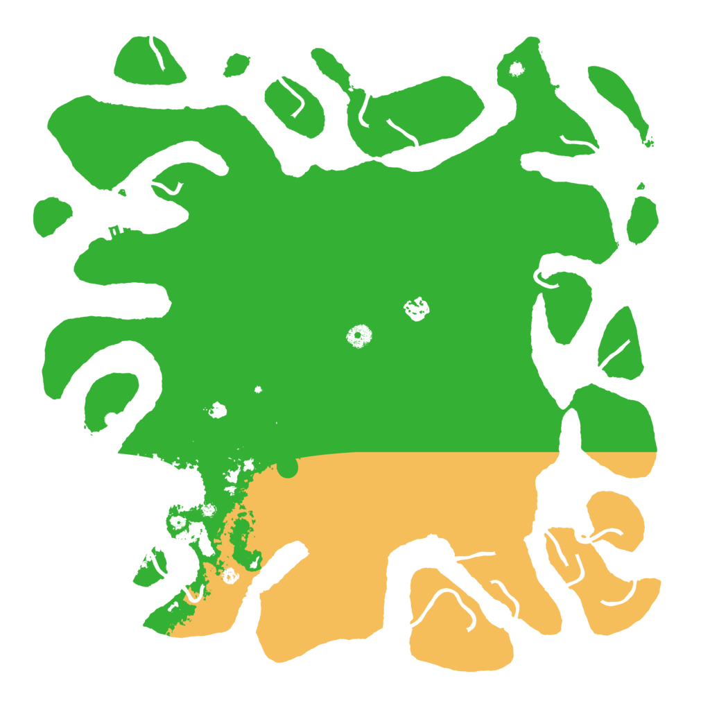 Biome Rust Map: Procedural Map, Size: 4500, Seed: 525881