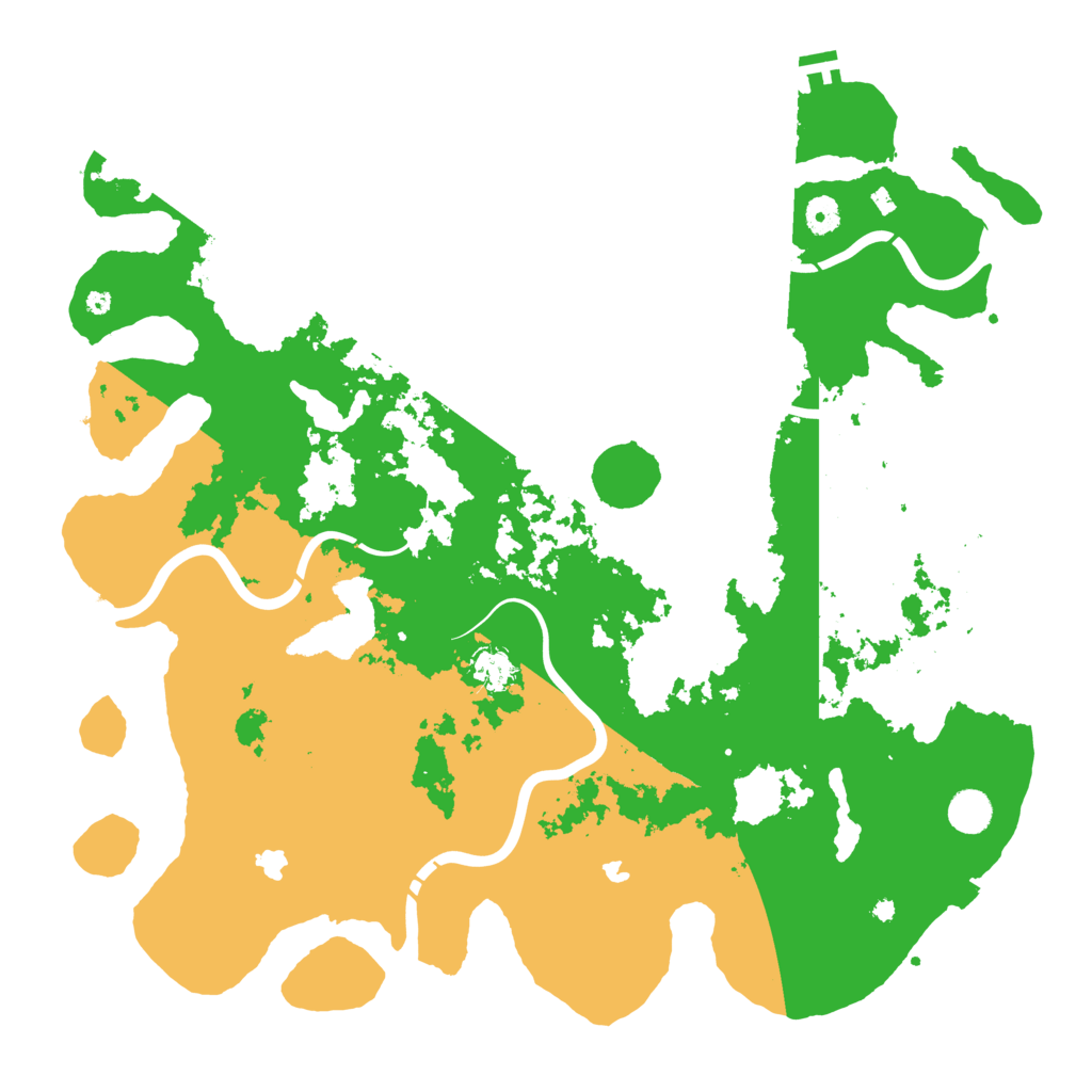 Biome Rust Map: Procedural Map, Size: 4500, Seed: 822446898