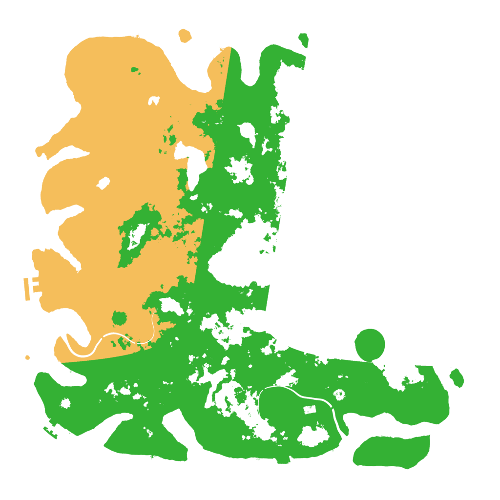 Biome Rust Map: Procedural Map, Size: 4500, Seed: 873158