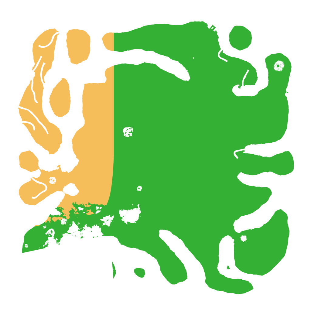 Biome Rust Map: Procedural Map, Size: 4500, Seed: 149292