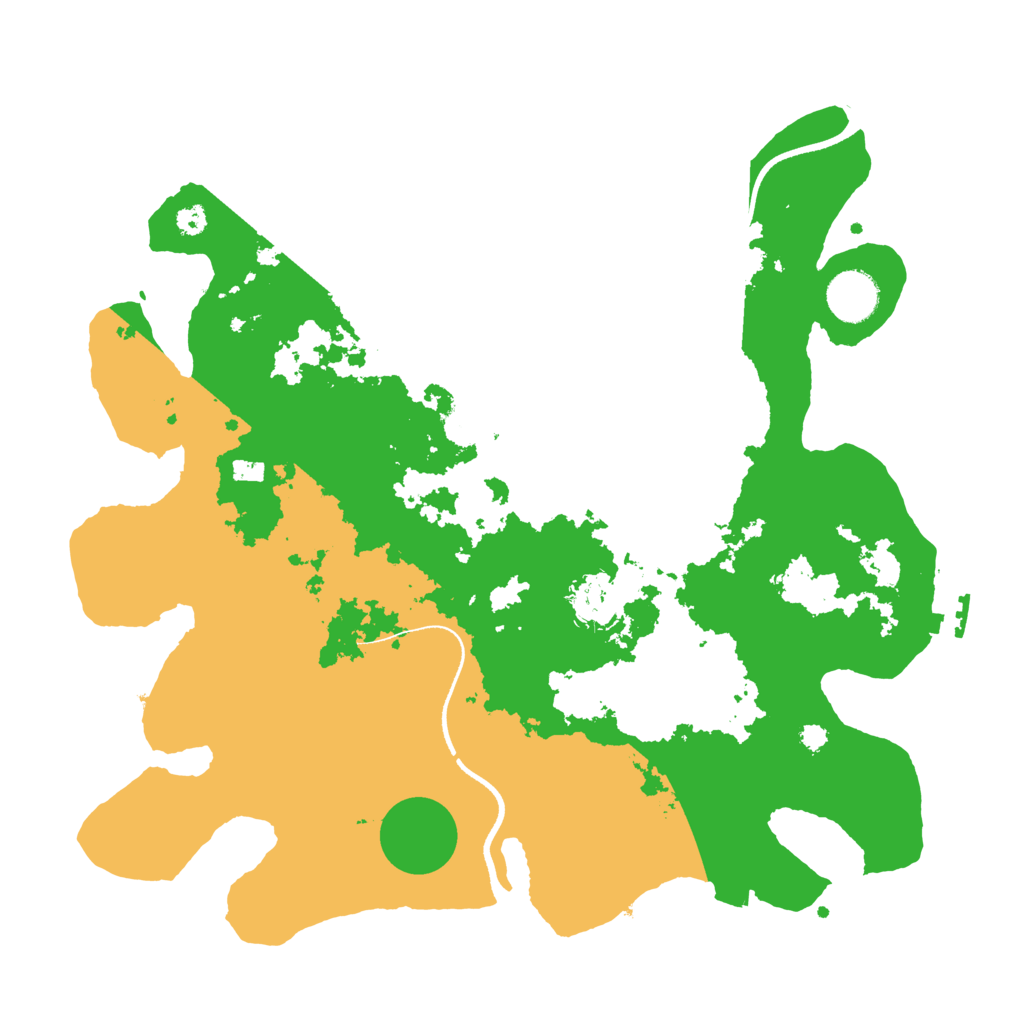 Biome Rust Map: Procedural Map, Size: 3500, Seed: 112286
