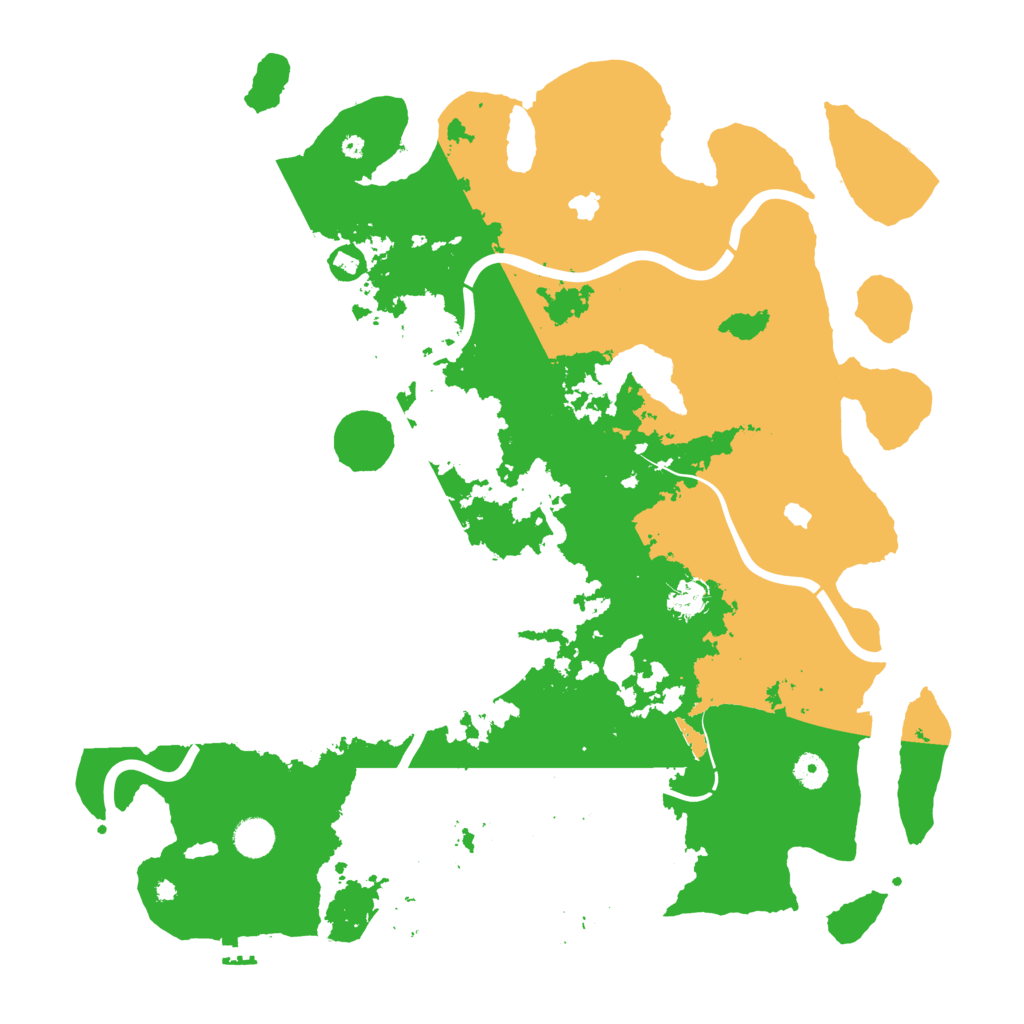Biome Rust Map: Procedural Map, Size: 4500, Seed: 695026