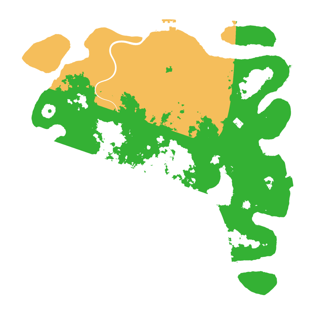 Biome Rust Map: Procedural Map, Size: 3500, Seed: 269897