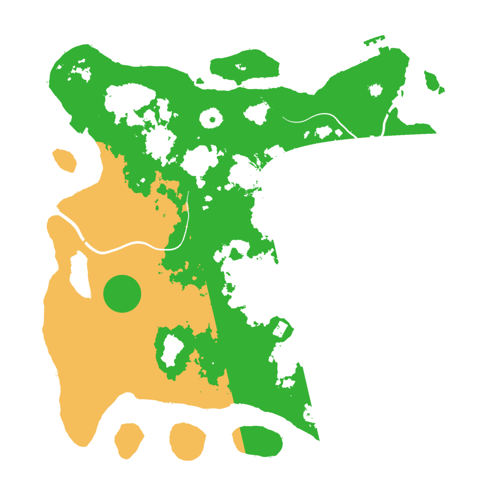 Biome Rust Map: Procedural Map, Size: 3500, Seed: 789265