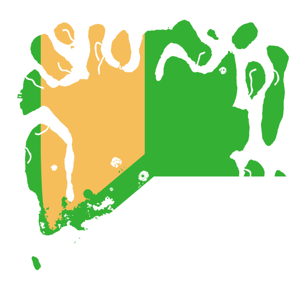 Biome Rust Map: Procedural Map, Size: 4500, Seed: 165563