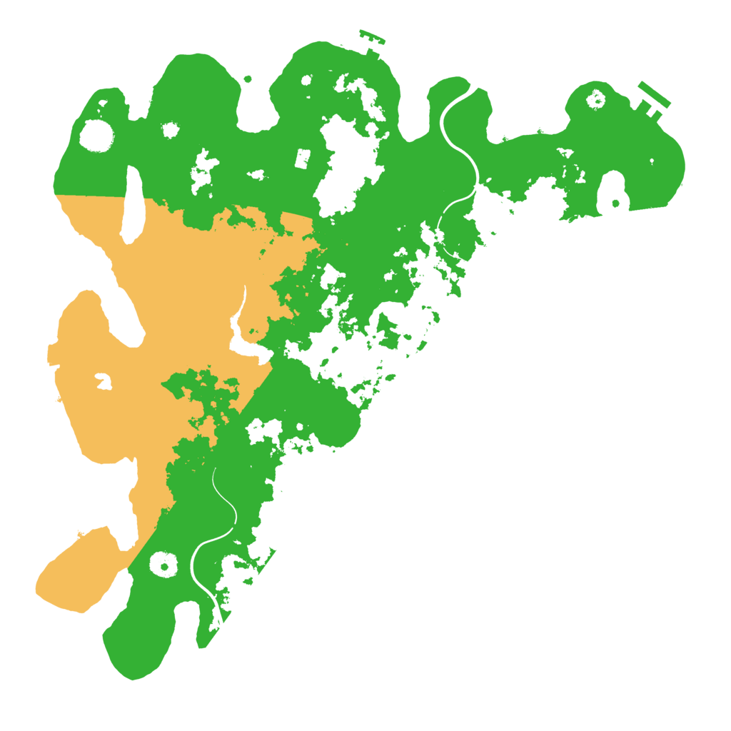 Biome Rust Map: Procedural Map, Size: 4000, Seed: 10400