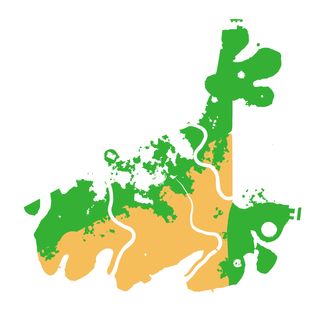 Biome Rust Map: Procedural Map, Size: 3800, Seed: 69153