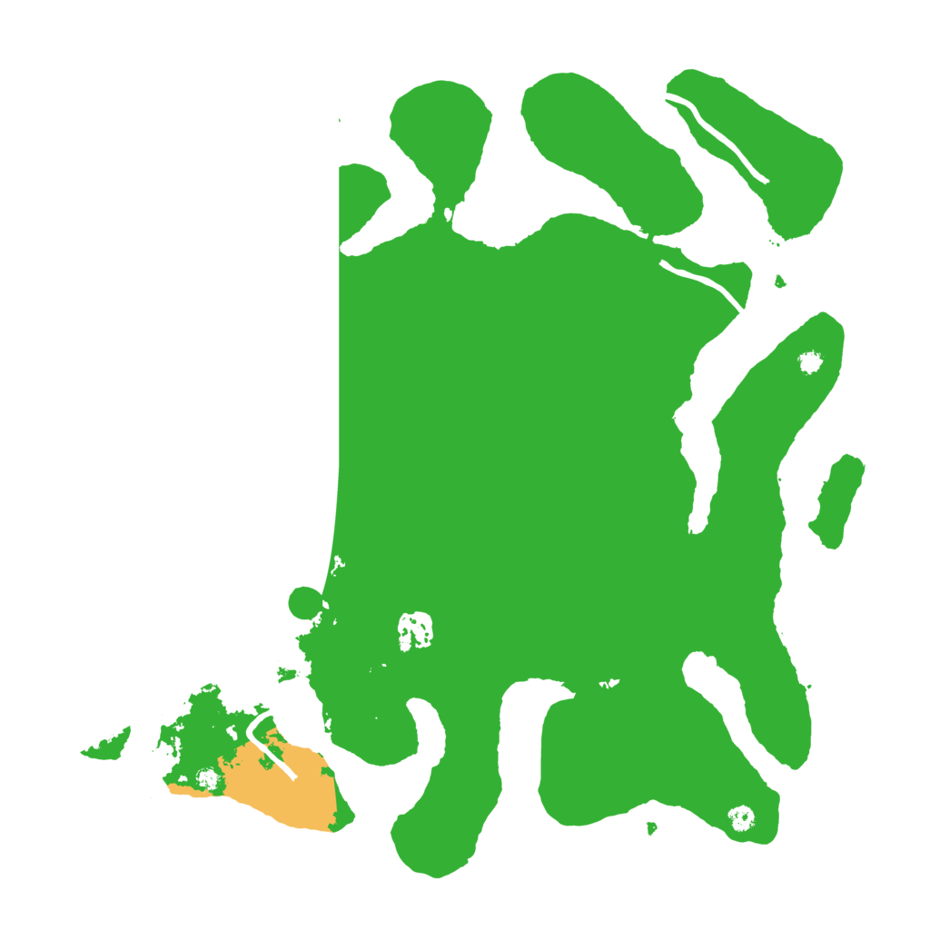 Biome Rust Map: Procedural Map, Size: 3750, Seed: 1392816769