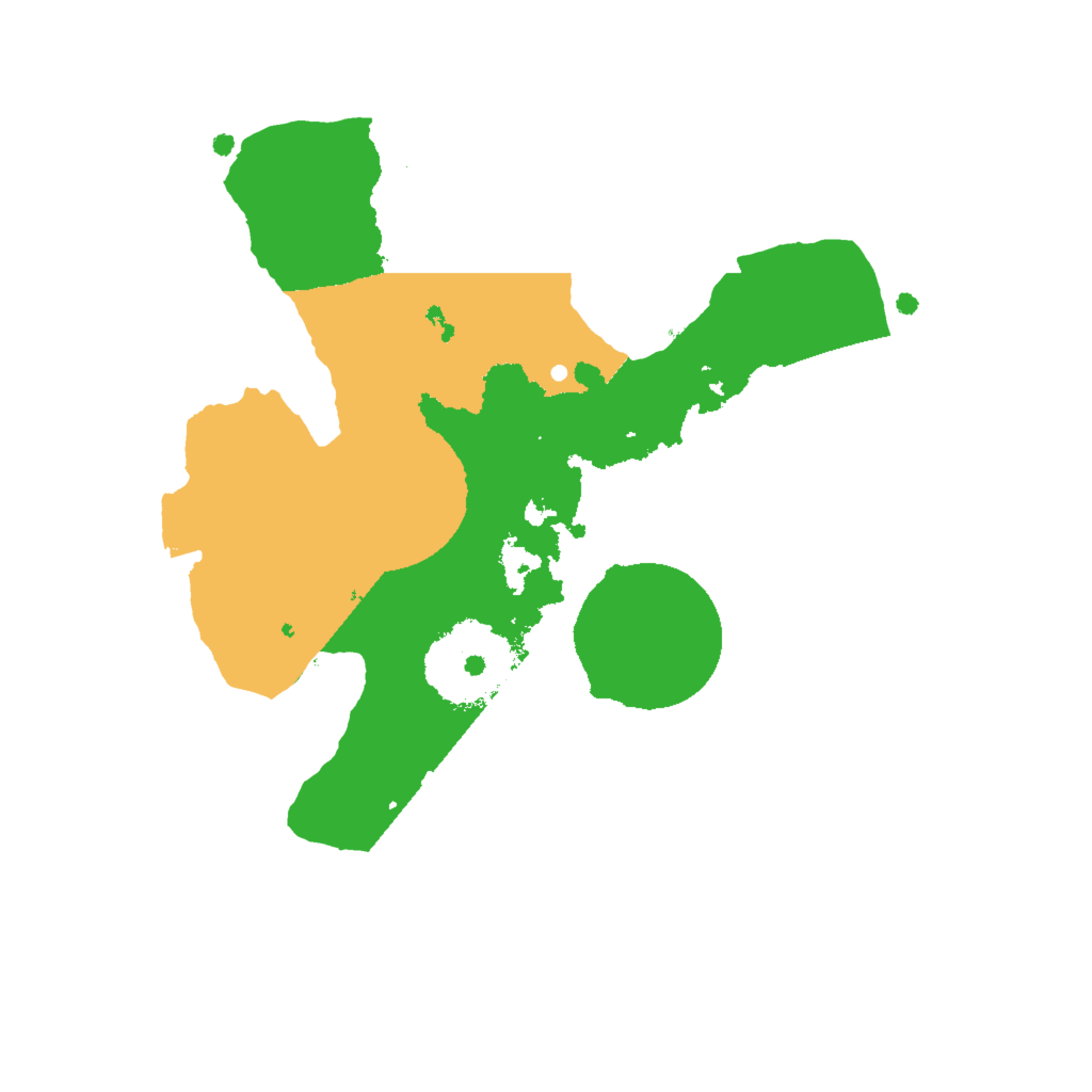 Biome Rust Map: Procedural Map, Size: 2000, Seed: 1960537731