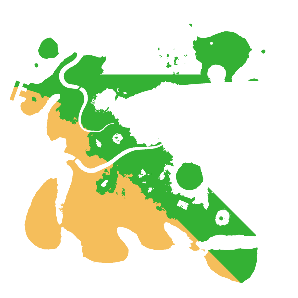 Biome Rust Map: Procedural Map, Size: 3000, Seed: 1186870631