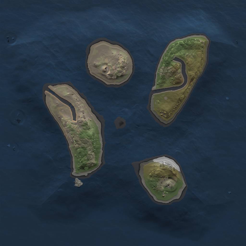 Rust Map: Procedural Map, Size: 1500, Seed: 20010, 2 Monuments