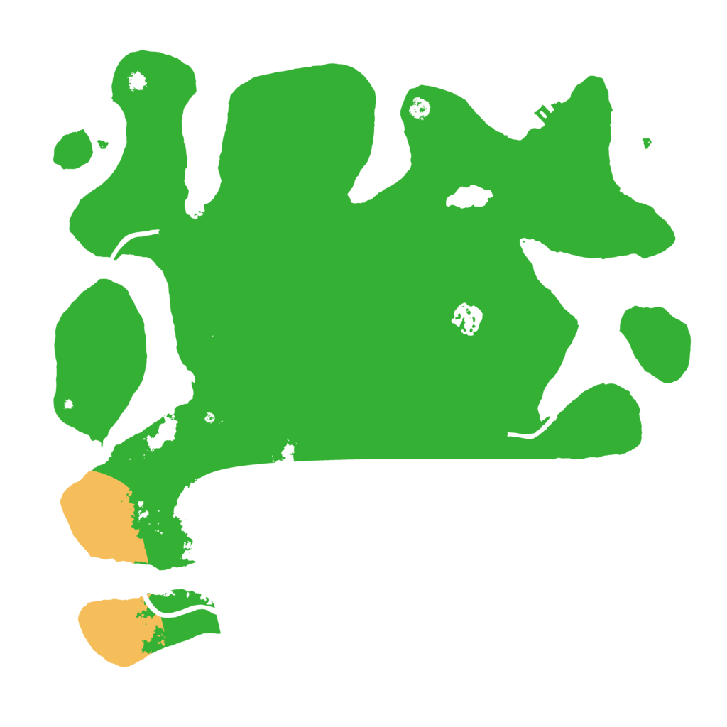 Biome Rust Map: Procedural Map, Size: 3600, Seed: 956214