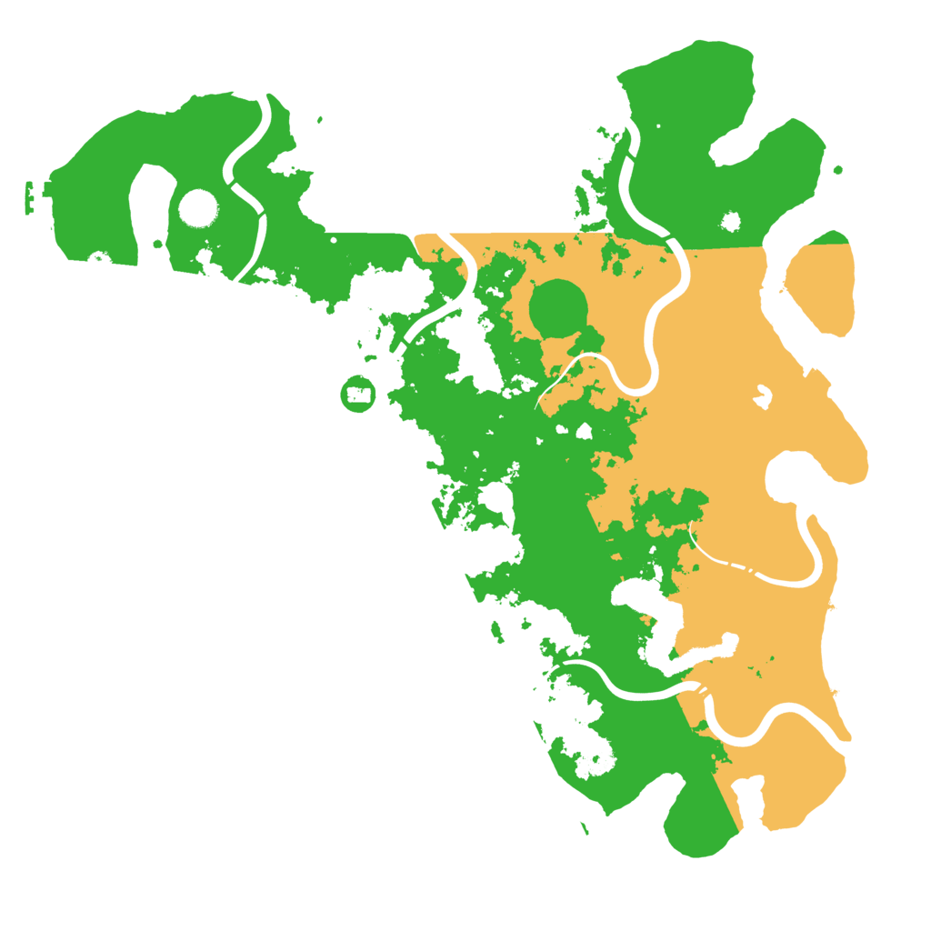Biome Rust Map: Procedural Map, Size: 4250, Seed: 780126