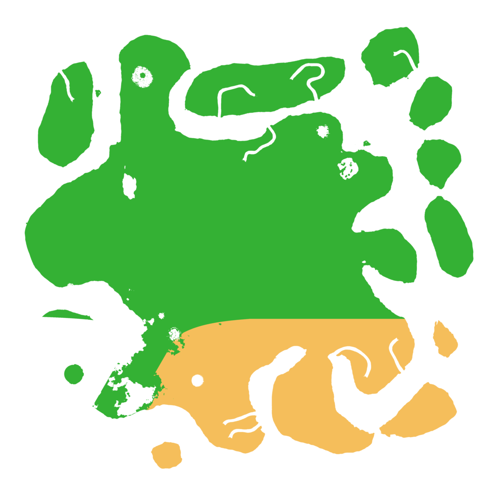 Biome Rust Map: Procedural Map, Size: 3700, Seed: 1554633