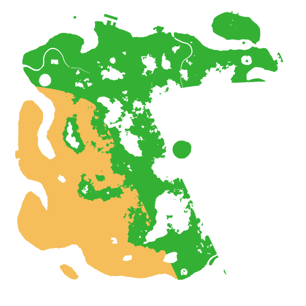 Biome Rust Map: Procedural Map, Size: 4500, Seed: 17000