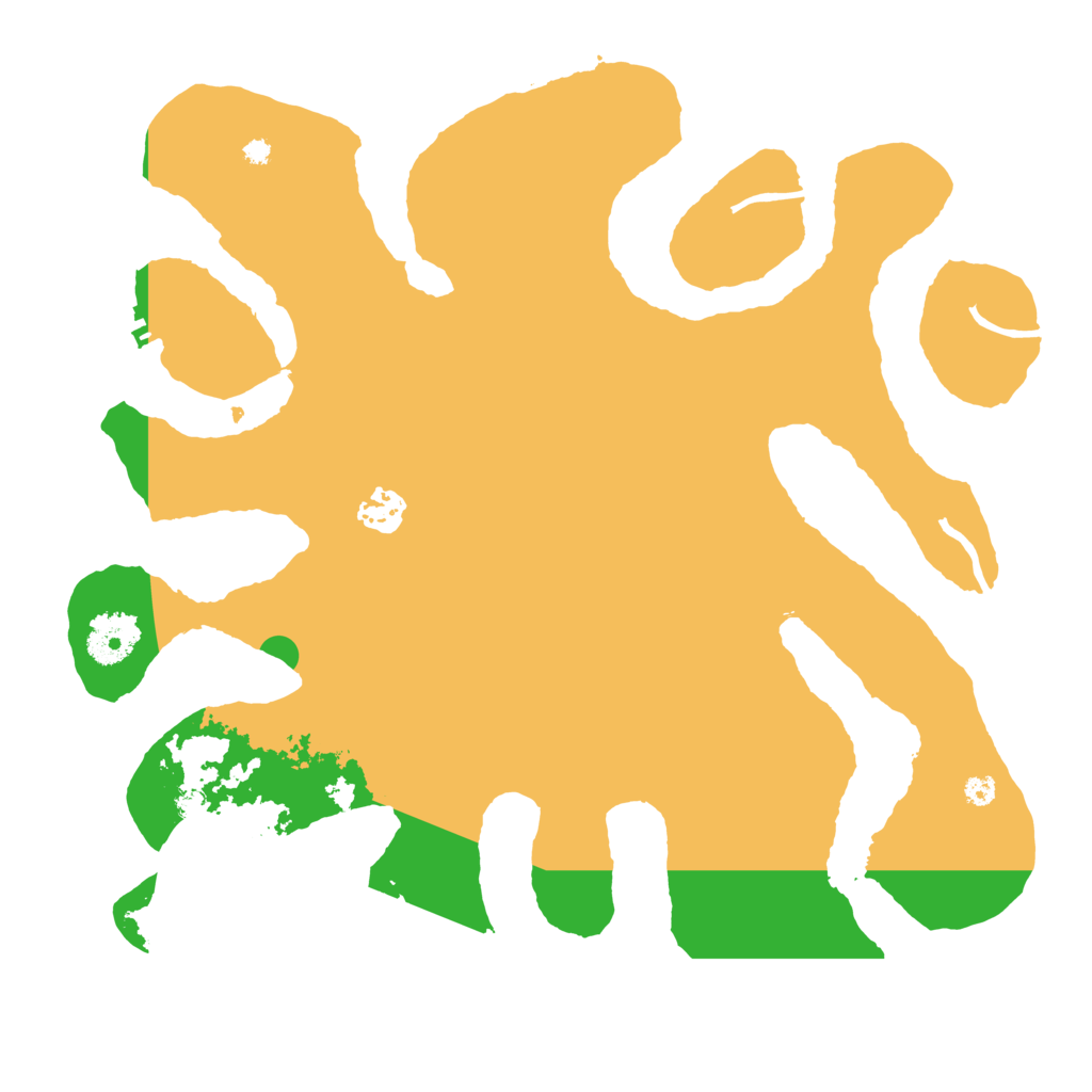 Biome Rust Map: Procedural Map, Size: 3600, Seed: 999