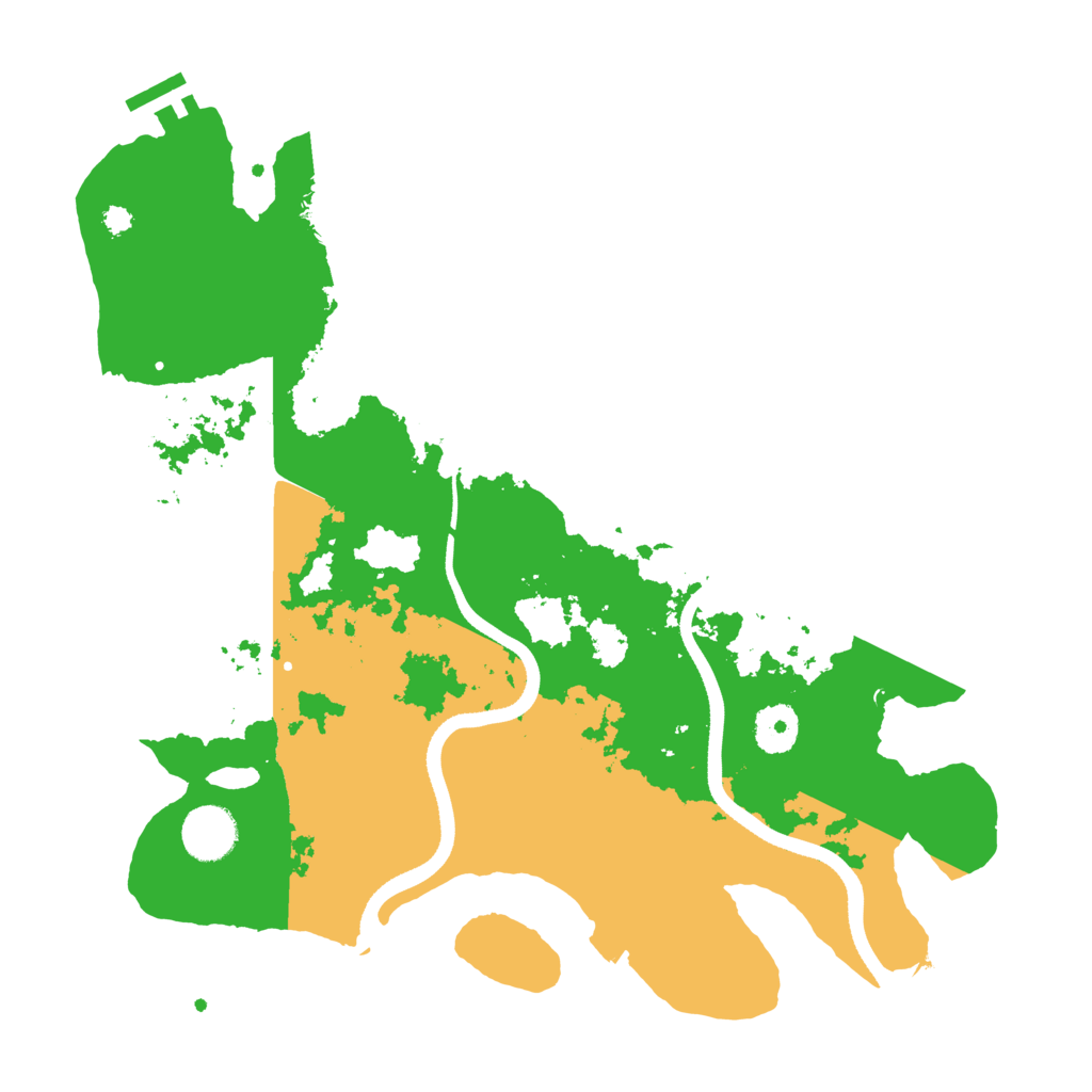 Biome Rust Map: Procedural Map, Size: 3500, Seed: 242978