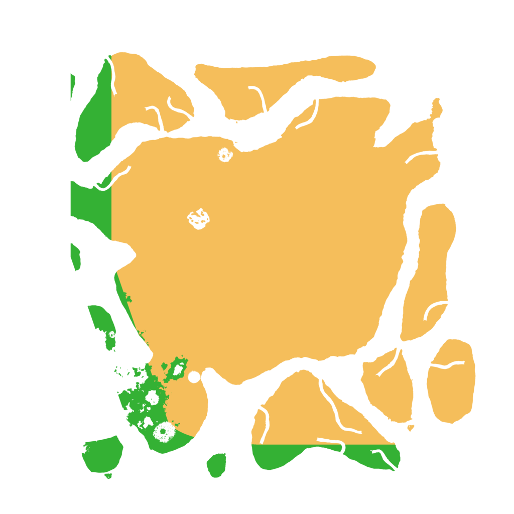 Biome Rust Map: Procedural Map, Size: 3750, Seed: 8439