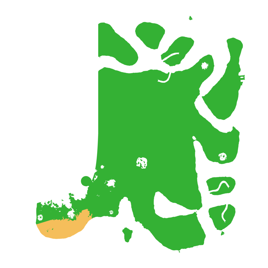 Biome Rust Map: Procedural Map, Size: 3500, Seed: 425028