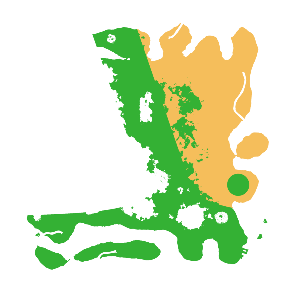 Biome Rust Map: Procedural Map, Size: 3500, Seed: 20008456