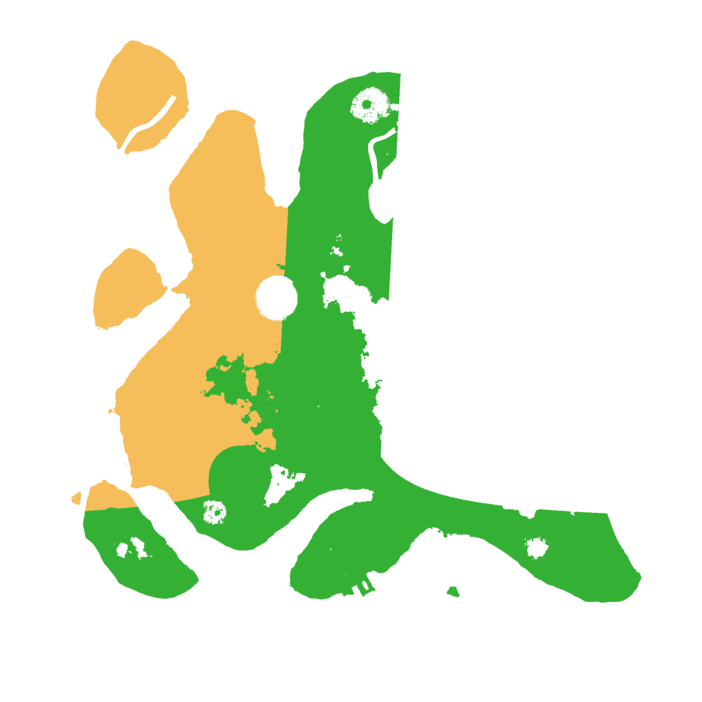 Biome Rust Map: Procedural Map, Size: 3000, Seed: 409400