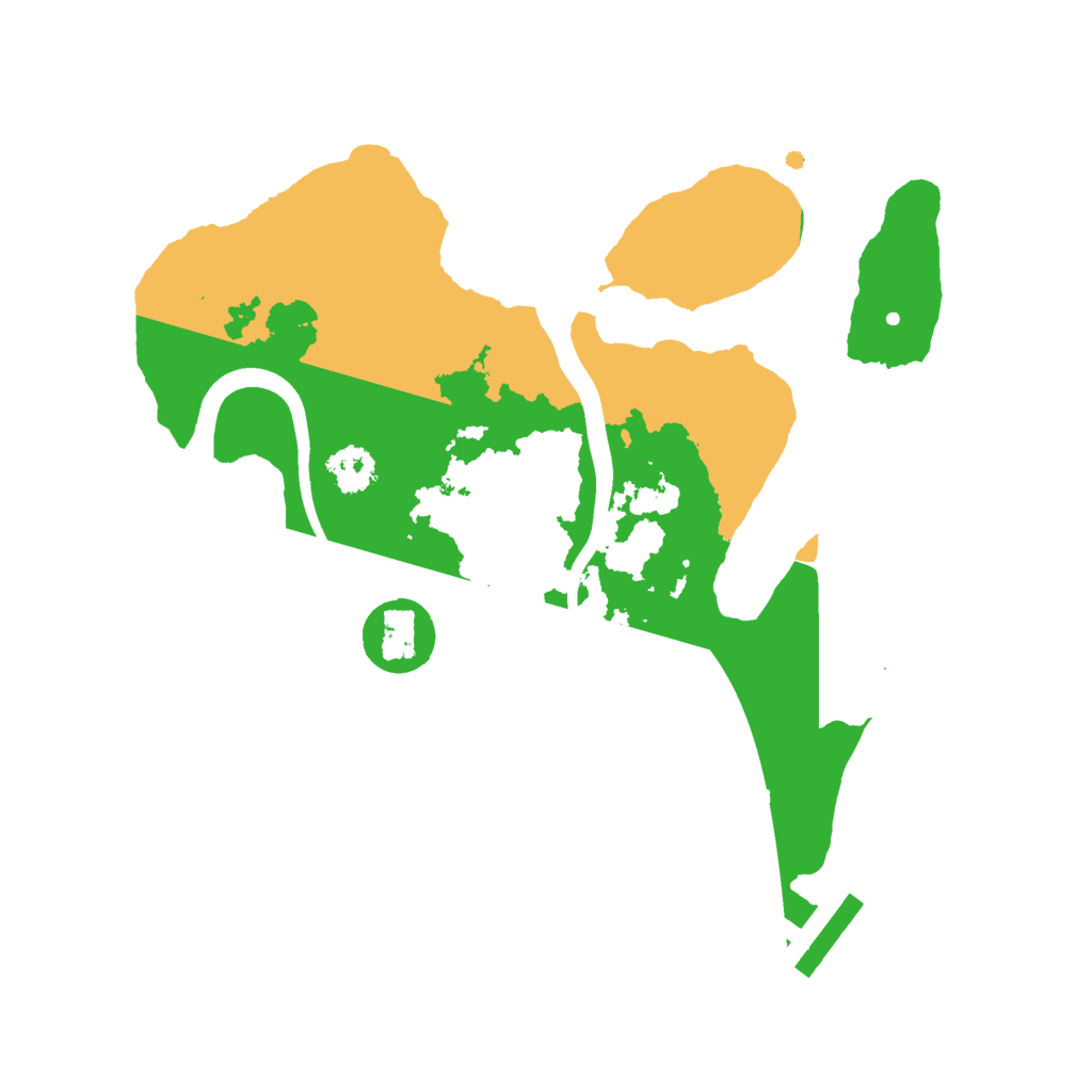 Biome Rust Map: Procedural Map, Size: 2384, Seed: 2147483647
