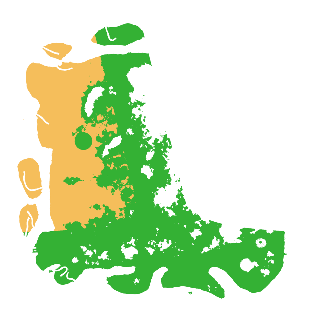 Biome Rust Map: Procedural Map, Size: 4766, Seed: 740696