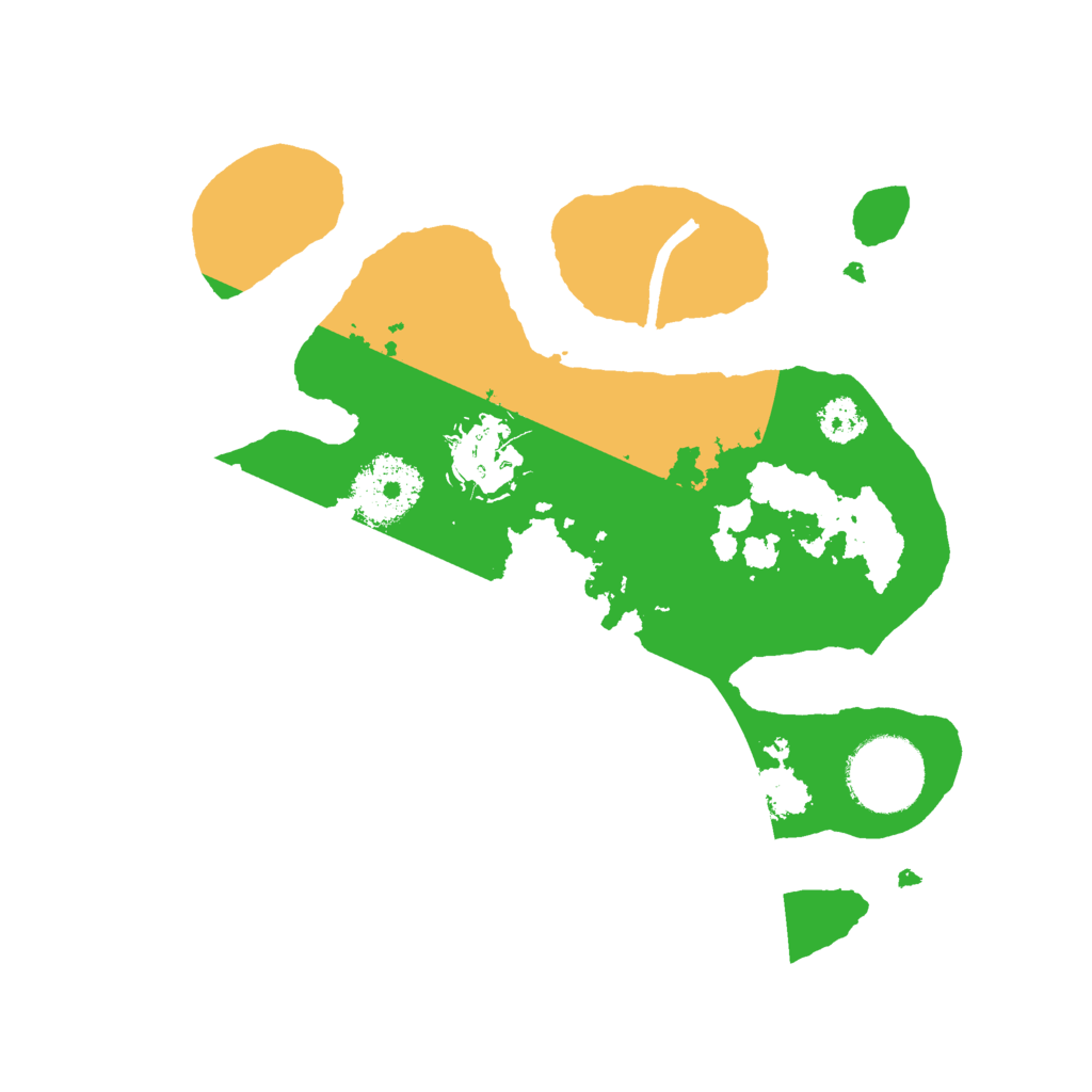 Biome Rust Map: Procedural Map, Size: 2500, Seed: 273372