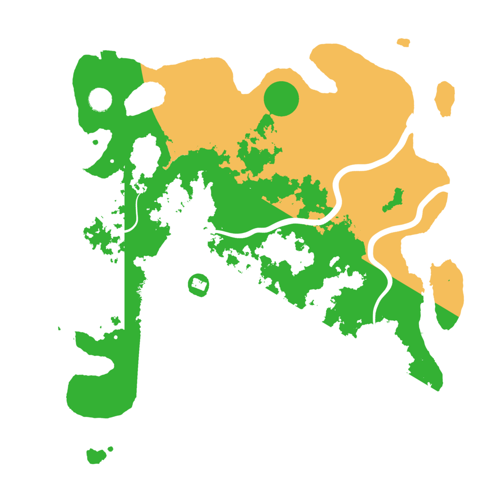 Biome Rust Map: Procedural Map, Size: 3750, Seed: 516099571