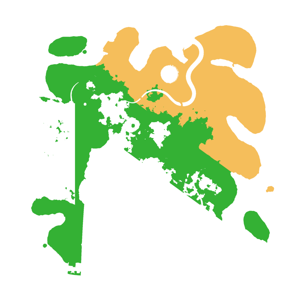 Biome Rust Map: Procedural Map, Size: 3000, Seed: 1325463038
