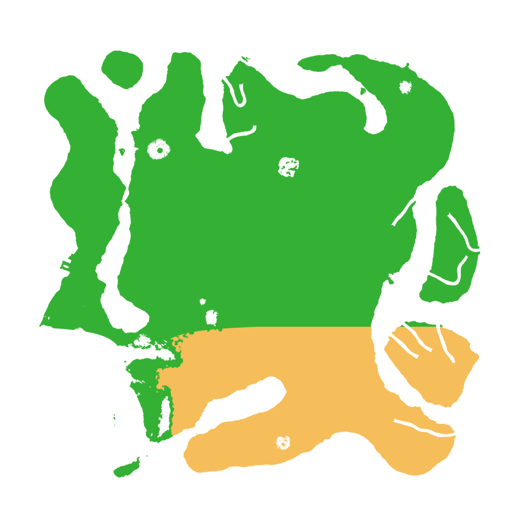 Biome Rust Map: Procedural Map, Size: 3750, Seed: 481216265