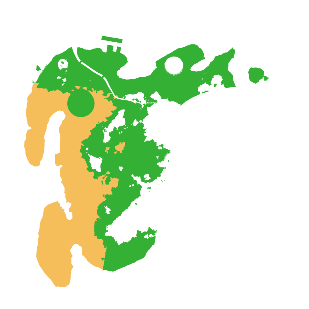 Biome Rust Map: Procedural Map, Size: 3000, Seed: 918553469